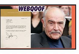 Image result for Sean Connery Letter to Steve Jobs