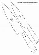 Image result for Chef Knife Template