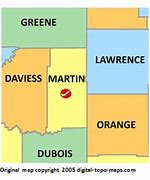 Image result for Martin County Indiana Township Map