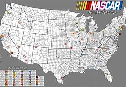 Image result for NASCAR Tracks Map