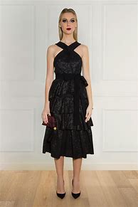 Image result for Simple Black Brocade Dresses