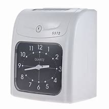 Image result for Time Card Clock Machine