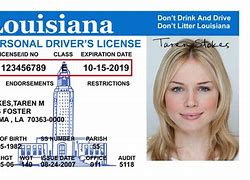 Image result for RealID Drivers License Louisiana