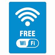 Image result for Wi-Fi Info Sign