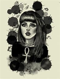 Image result for Gothic Female Illustration