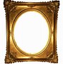 Image result for Oval Frame Gold Mirror Transparent Background