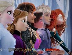 Image result for Jack Frost and Rapunzel Elsa