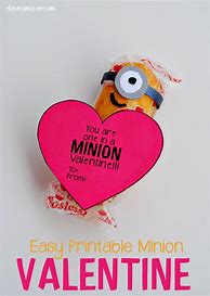 Image result for Minion Valentine Printable