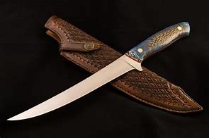 Image result for Wood Handle Fillet Knife