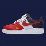 Image result for Nike Air Force 1 Red and Blue