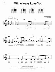 Image result for I Will Always Love You Whitney Houston Piano