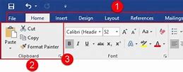 Image result for Ribbon Word Document