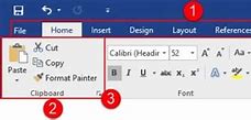 Image result for Microsoft Word Ribbon