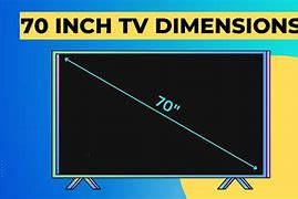 Image result for 70 Inch TV Size