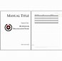 Image result for Cover Page for a User Manual
