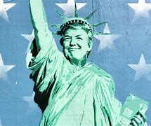 Image result for Trump and Statue of Liberty