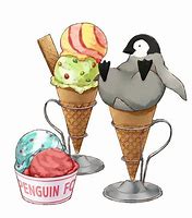 Image result for Penguin Ice Cream Chibi