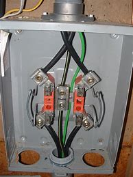Image result for Wiring an Underground Fed Meter Socket