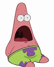 Image result for Patrick Star Surprised Face Meme Transparency