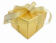 Image result for Golden Gift Box with Tag