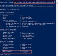 Image result for How to See Wifi Password Windows PowerShell