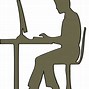 Image result for Man On Computer Clip Art