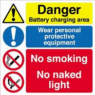 Image result for Battery Charging Station Sign