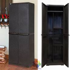 armadietto resina armadio rattan pvc resina portascope polirattan marrone armadietto resina armadio rattan pvc resina portascope polirattan marrone