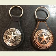 Image result for Leather Key Fob with Concho