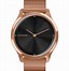 Image result for Smartwatch Rose Gold Face Gray Band Android