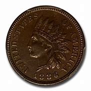 Image result for Indian Head Cent 1886 America
