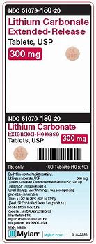 Image result for Lithium Carbonate ER 300 Mg