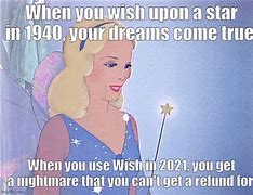 Image result for When You Wish Upon a Star Meme