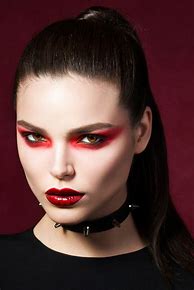 Image result for Goth Female Vampire Makeup
