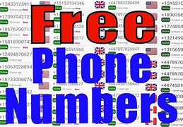Image result for Free Phone Number Generator