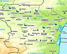 Image result for Road Map of Aude