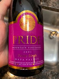 Image result for Pride Mountain Petite Sirah