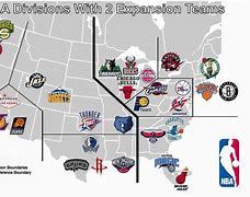 Image result for NBA Conference Map