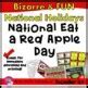 Image result for Eat a Red Apple Day 3D Clip Art