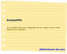 Image result for broquelillo