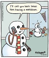 Image result for Melting Snowman Meme