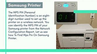 Image result for Samsung Xpress M2070fw WPS PIN