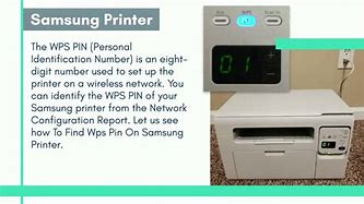 Image result for Samsung Xpress M2020w WPS Pin