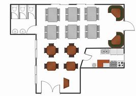 Image result for 20X24 Restaurant Layout