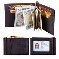Image result for Leather Money Clip Wallet