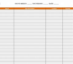 Image result for Free Printable Business Inventory Forms