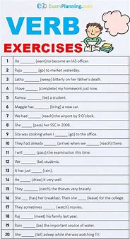 Image result for Printable English Grammar Exercises