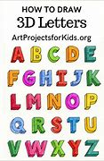 Image result for Cool 3D Letters Alphabet