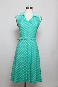 Image result for Long Horizontal Striped Colors Dress