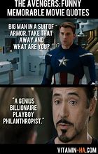 Image result for Tony Stark Quotes Funny